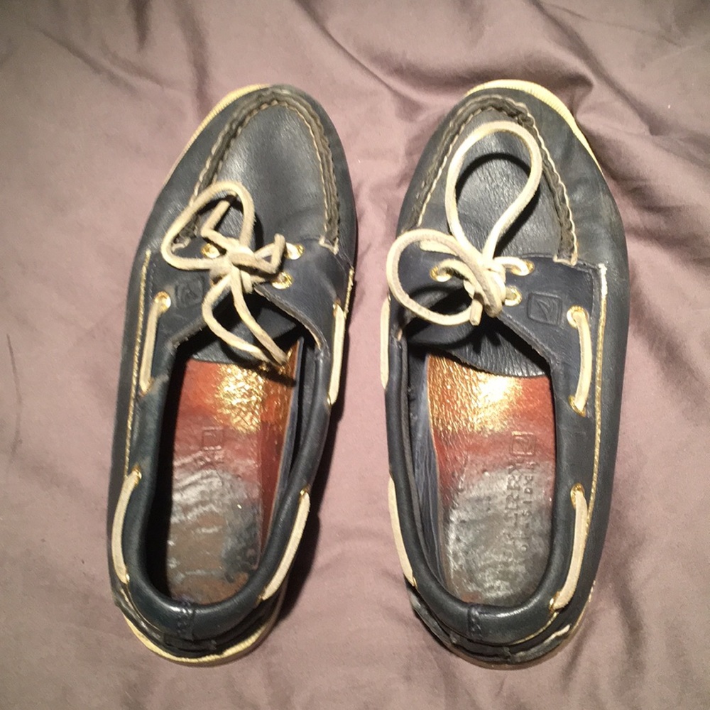 Blue Sperry Topsiders
